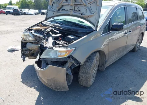 2012 Honda Odyssey Ex-L из США, поврежденный, VIN 5FNRL5H67CB123398